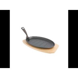 Plato campestre + base madera