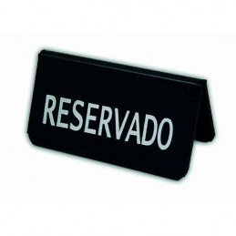 Reservado Mesa en PVC Negro...