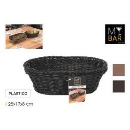 CESTA PAN OVAL PP 25X17CM...